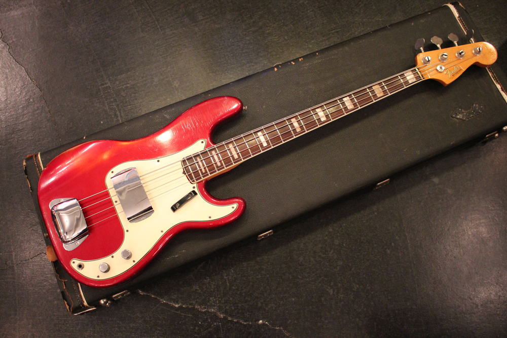 Fender 1958y[Precision Bass[“Factory Modified”[Candy Apple Red