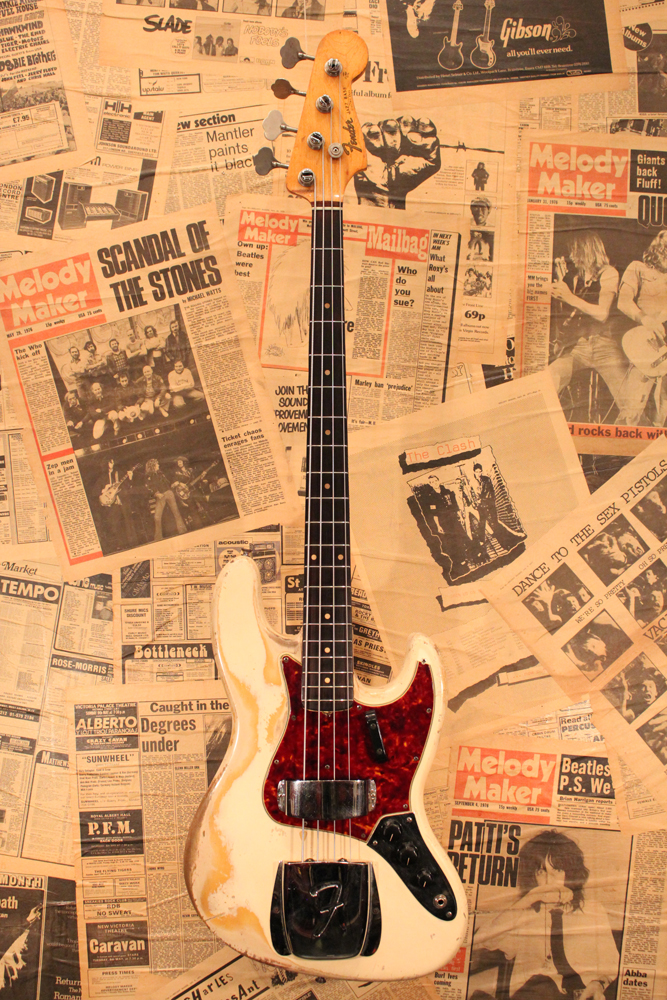 Fender 1962y[Jazz Bass[“Original Olympic White”[Slab Finger Board | GUITAR  TRADERS TOKYO