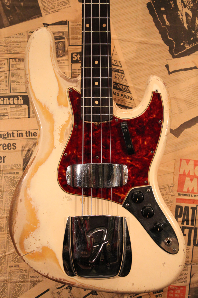 Fender 1962y[Jazz Bass[“Original Olympic White”[Slab Finger Board | GUITAR  TRADERS TOKYO