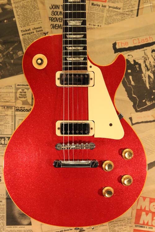 Gibson les paul deluxe red sparkle ギブソン レスポールデラックス